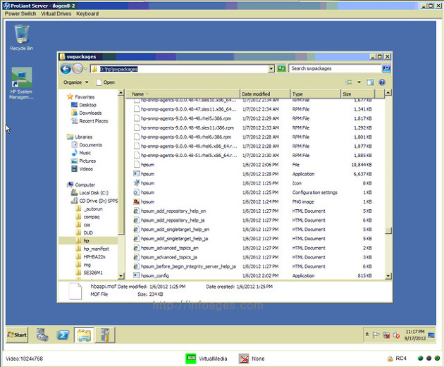 ... 공유 - http://infoages.com :: SPP/HP Service Pack for Proliant