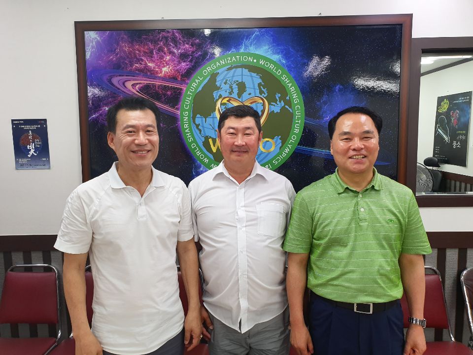 세계나눔문화총연합회(WSCO, 총재 장흥진), 몽골 지방정부 가초르트(Mayor D. Otgonbat)와 업무협약식(MOU) 체결